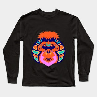 gorilla artistic face Long Sleeve T-Shirt